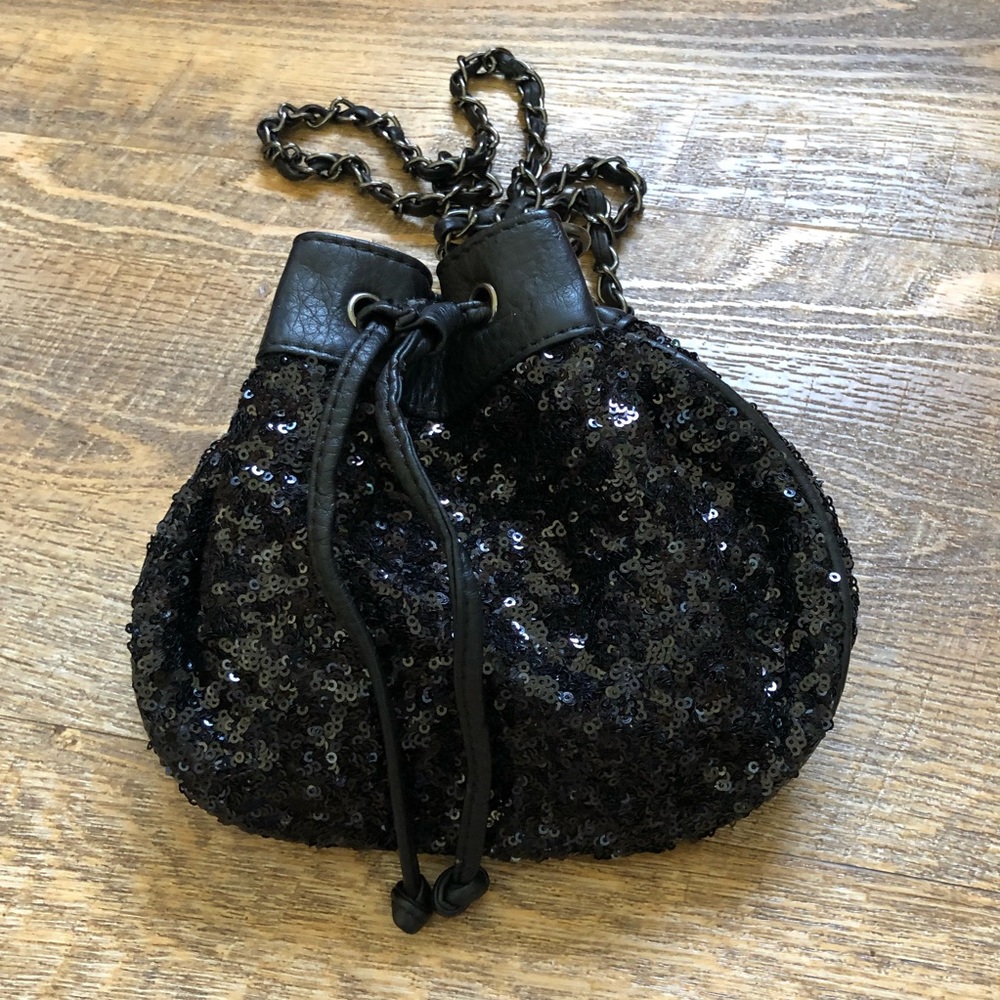 Sequin hand bag